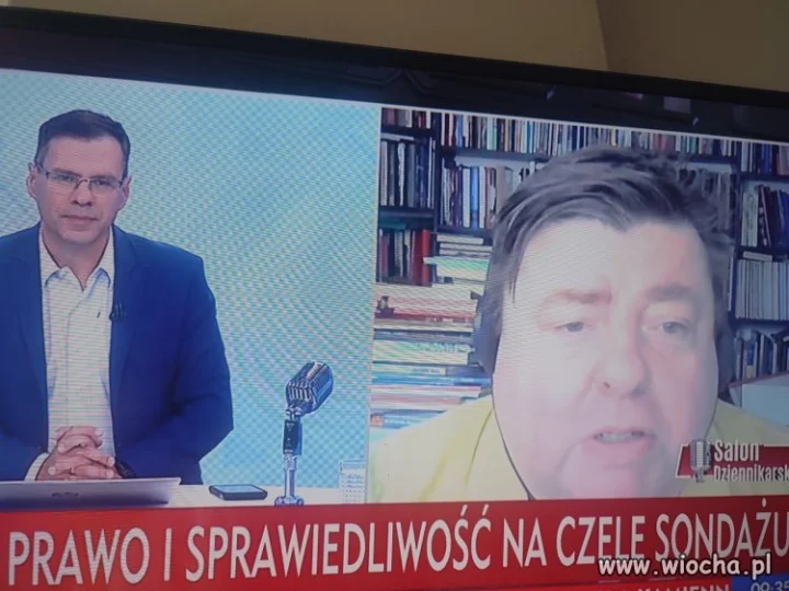 Po lewej propagandysta po prawej tłusty świniak 