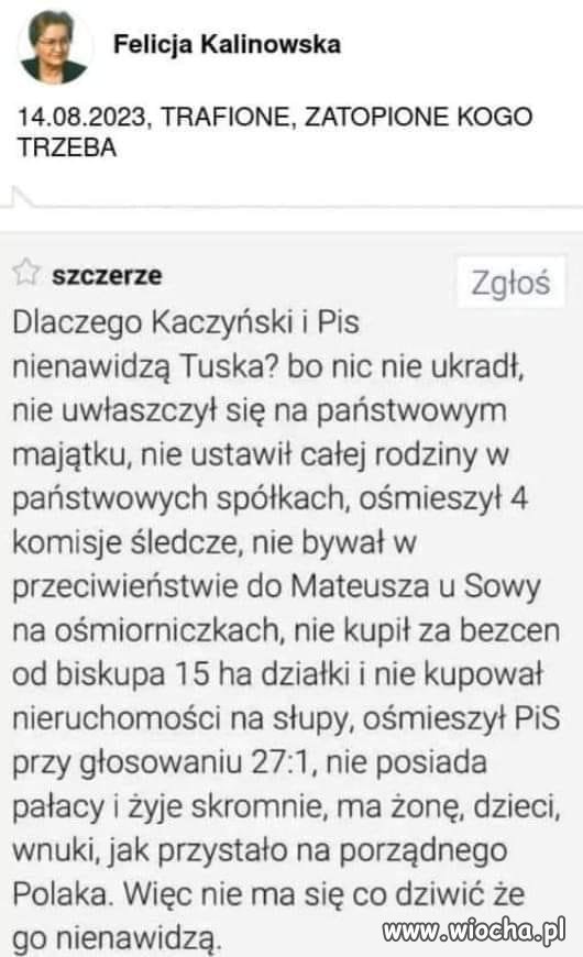 To wszystko szczera prawda niech pamiętają że karma wraca