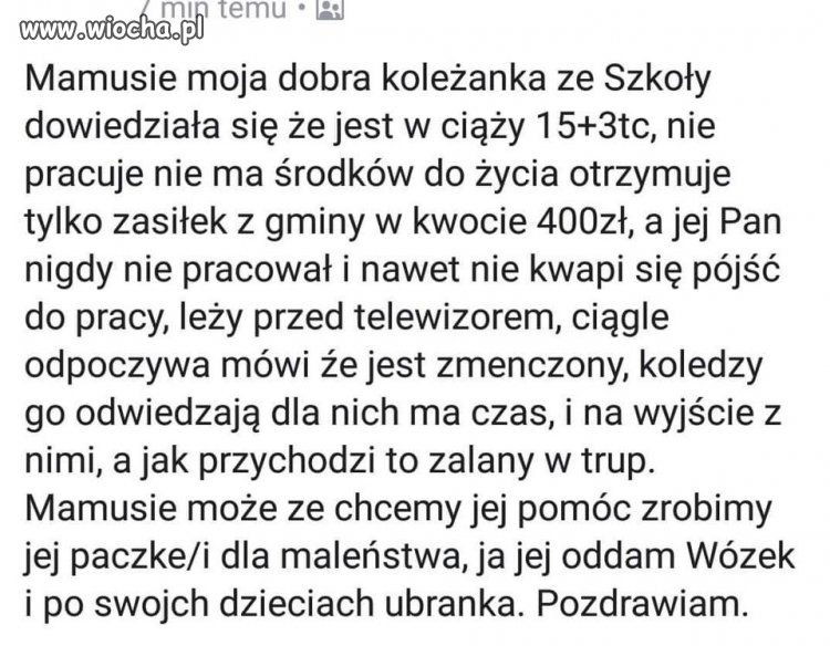 Najlepszą paczką, jaką można byłoby jej zrobić, 