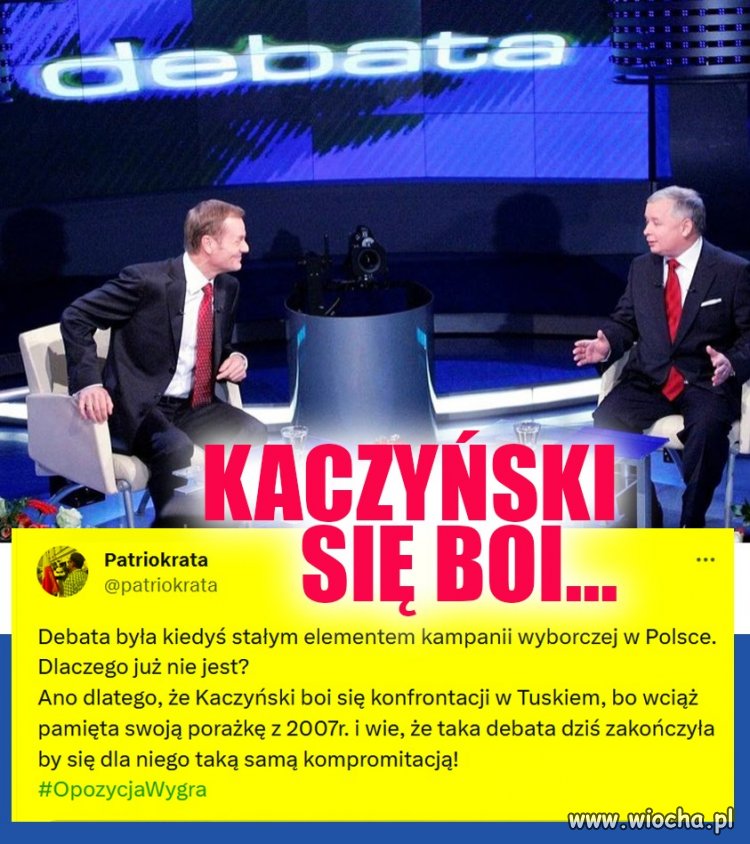 Protestował, gdy jego wyborca zadał ''nie uzgodnione z nim pytanie''!