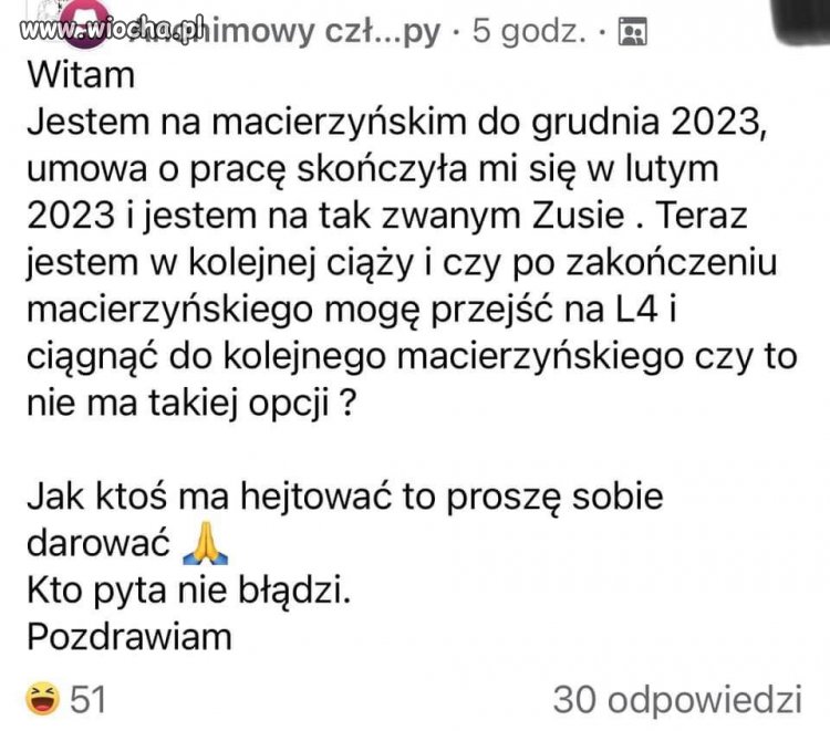 Na ten moment nie, 