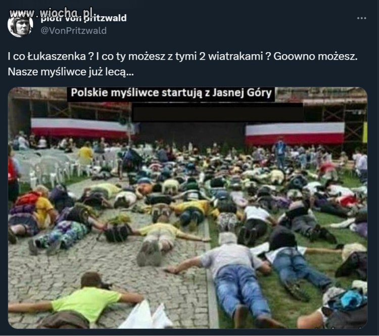 Ja rozumiem, że to były dwa śmigłowce, 