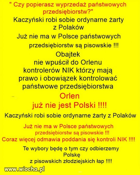 Gonić łajdactwo niech znikną na zawsze! 