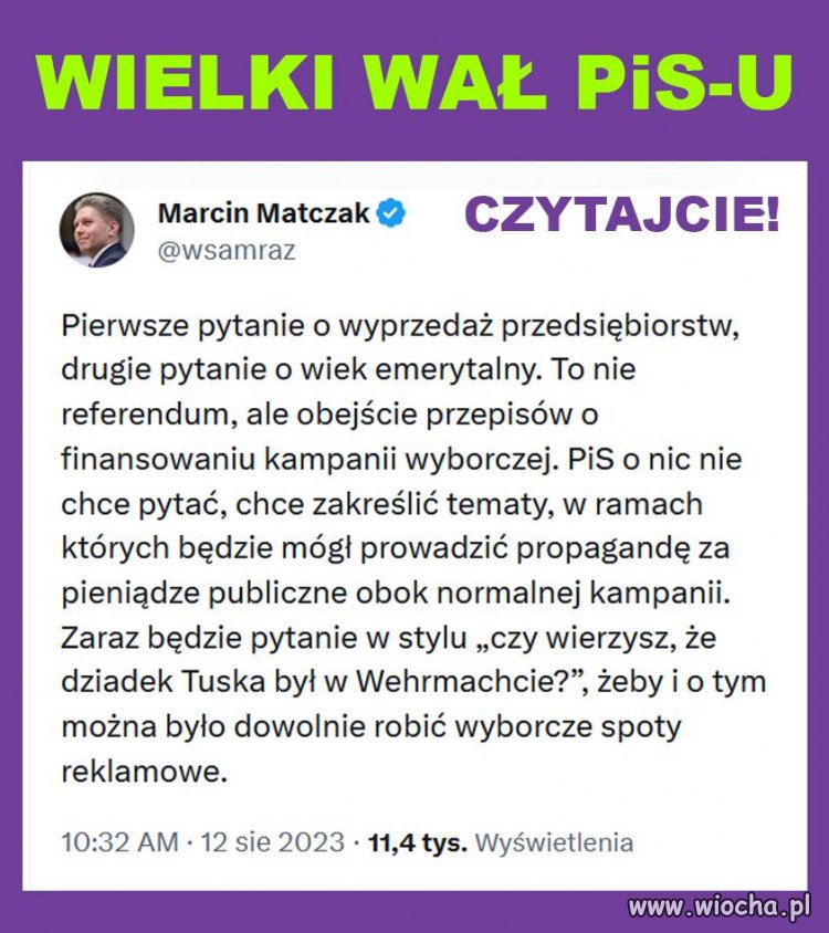 Trzeba uświadamiać ludziom, że nie muszą brać w tym udziału!