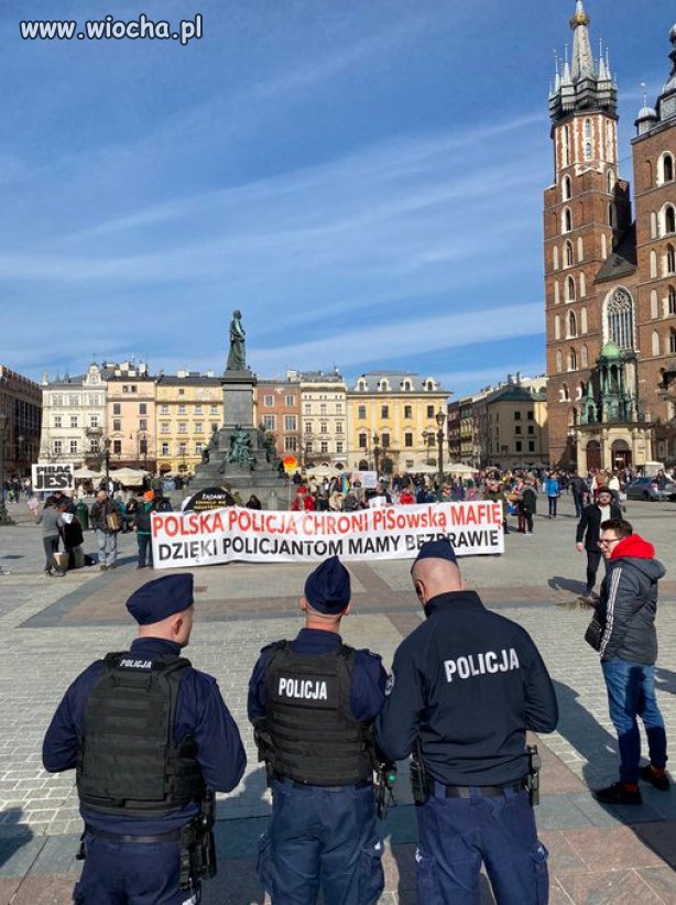 W Krakowie takie kwiatki...