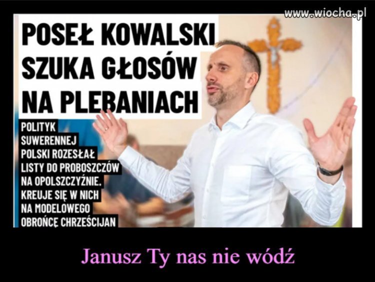 Gdzie Kowalski znajdzie wyborców, jak nie na plebaniach?