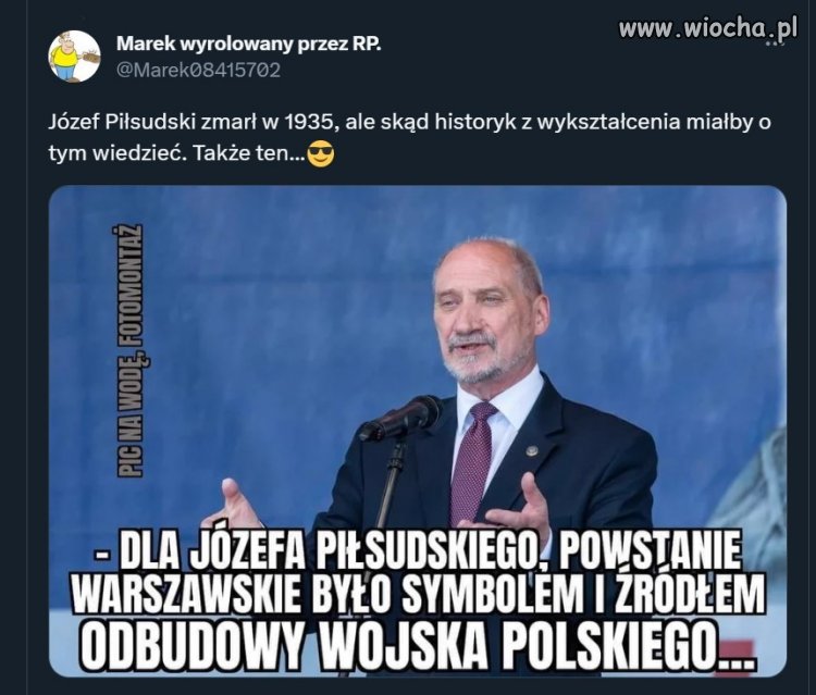 Ale skąd historyk z wykształcenia miałby o tym wiedzieć