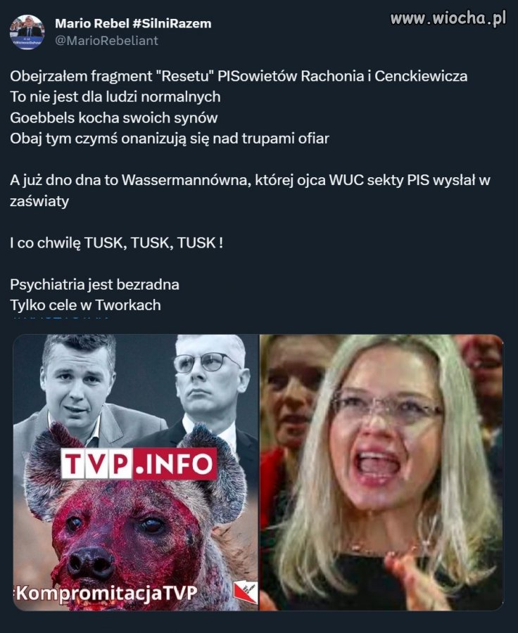 Gniot propagandowy na miarę partyjnego ścieku.