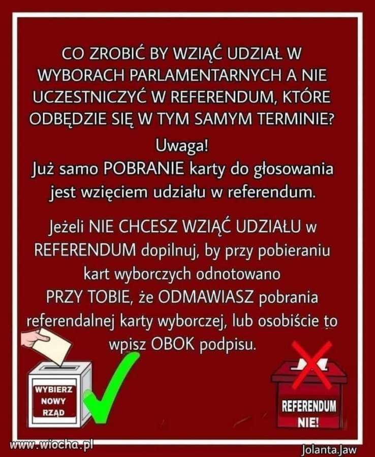 Ważna informacja