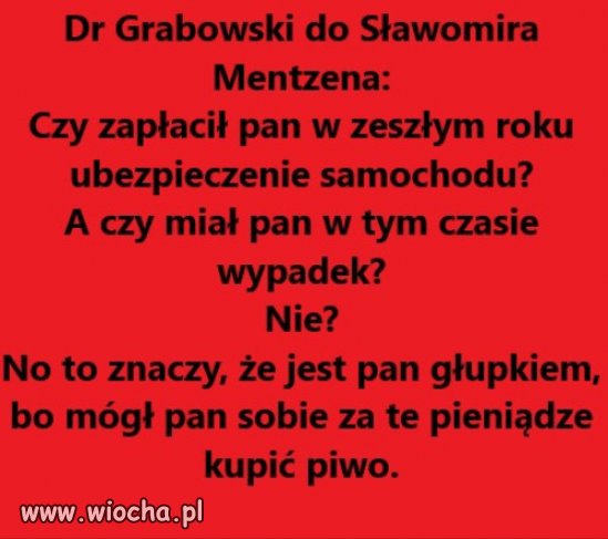 Oto nauki Mentzena w skrócie.