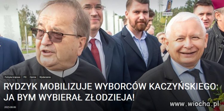 Złodzieje siłą państwa PiS...razem z oszustem Rydzykiem!