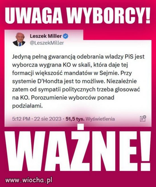 Lewicowy głos rozsądku. PEŁNA ZGODA!