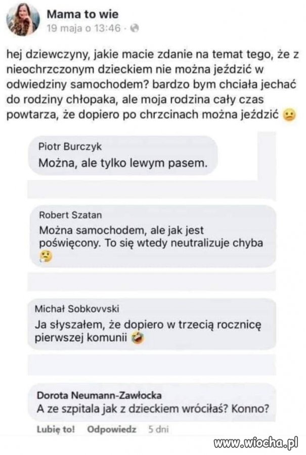 Można, pod warunkiem, że paliwo jest chrzczone