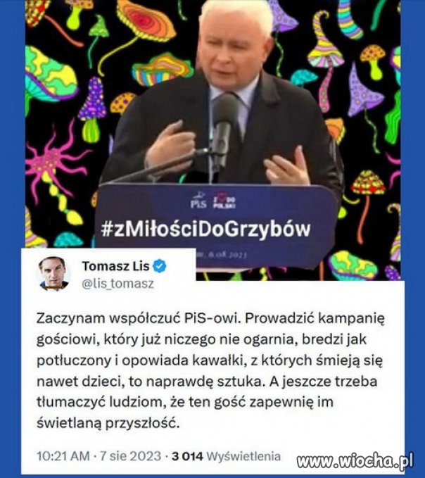 Jarosław się rozkręca, będzie jeszcze lepiej (śmiszniej). 