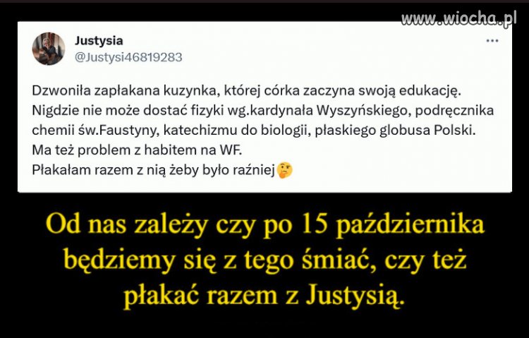 Już nie wiadomo czy płakać, czy się śmiać...z rządów PiSu?