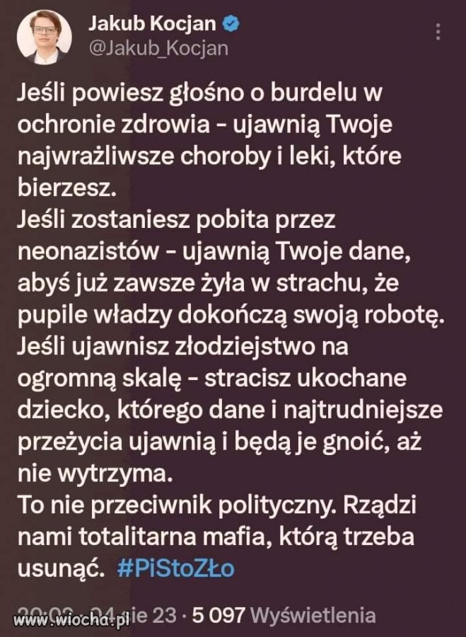 Smutne jest to, że sporo ludzi przejrzy na oczy dopiero wtedy, gdy ich konkretnie dotknie "Dobra Zmiana"