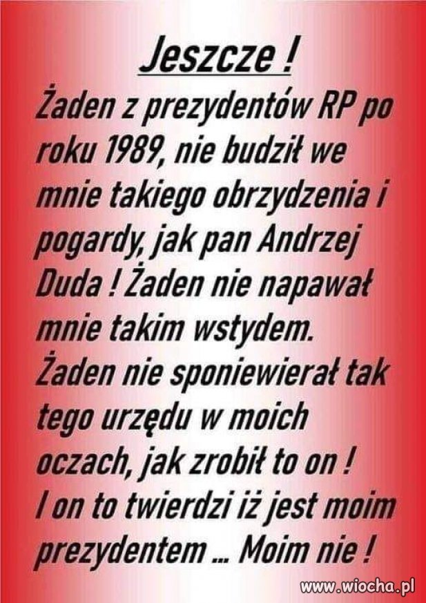 Moim też nie jest, a Twoim?