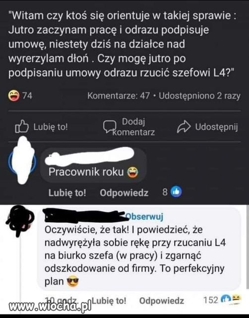 Kombinować trza umić...