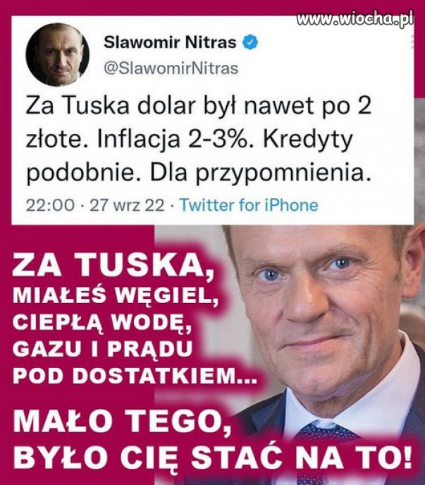 To byly czasy...Potem byly "Dobre Zmiany" dla elit zlodziei PiSu!