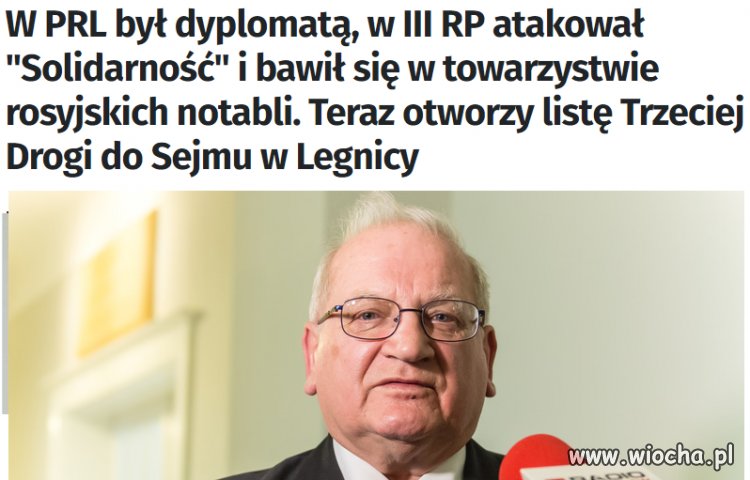 Numer jeden na liście trzeciej drogi