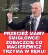 To była premier Szydło stała w październiku 2016 roku obok Macierewicza, który kłamał, że jeszcze w 2016 będą dostarczone dla Wojska Polskiego 2 śmigłowce Black Hawk,
