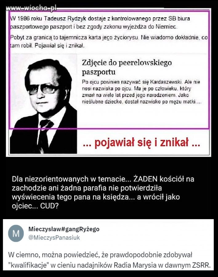 Pojawiał się i znikał. 