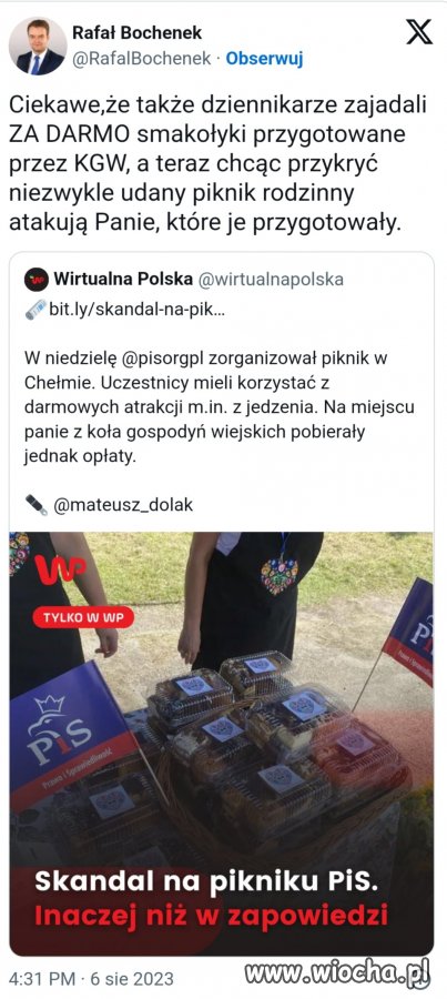 Pisiory mają wszystko za darmo