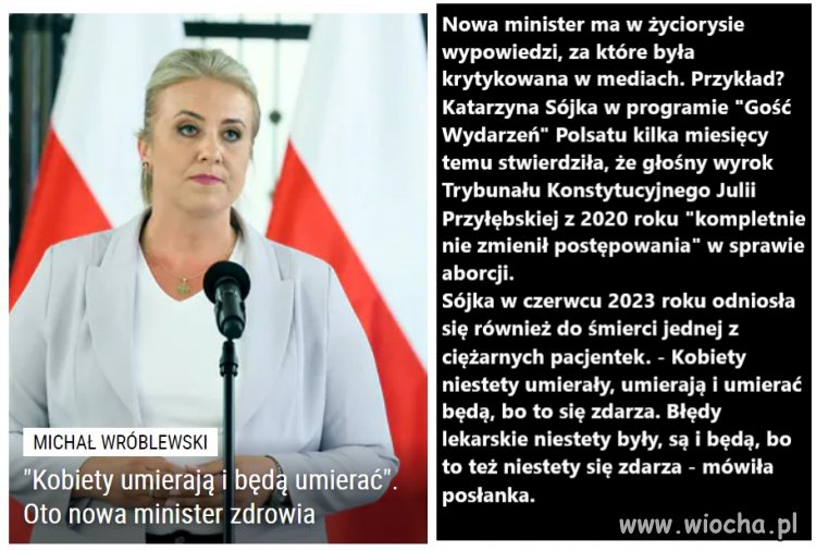 Kobiety umierają i będą umierać. To jest ich program.