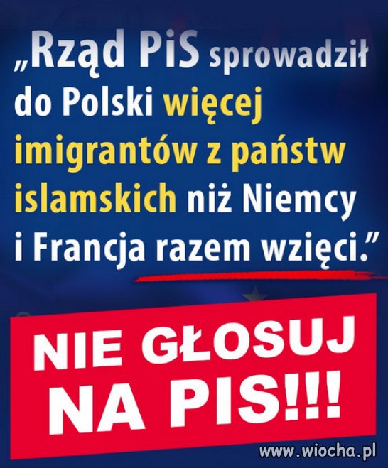 PiS straszy imigrantami a sami sprowadzają ich do Polski