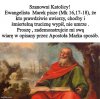 W imię moje demonów usuwać będą, językami mówić będą nowymi, 18 węże brać będą do rąk