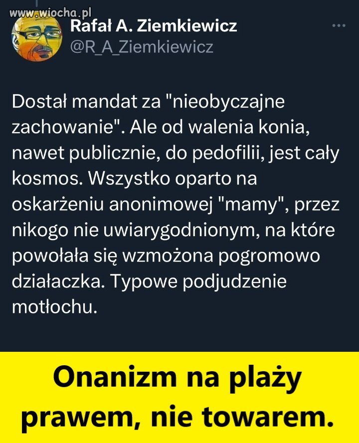 Onanizm na plaży prawem, nie towarem?