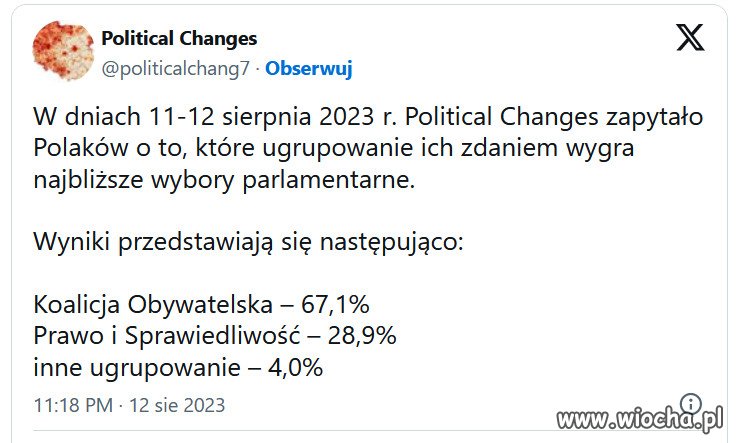 PiS jest skończony. Polacy chcą zmian!