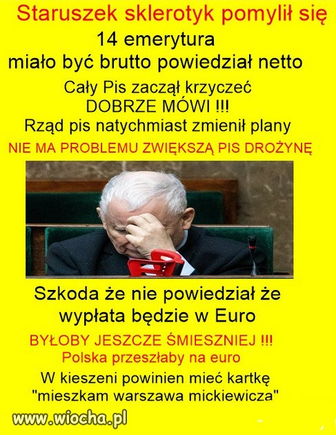 Nic dziwnego że Jaro ucieka przed debatą z Tuskiem.
