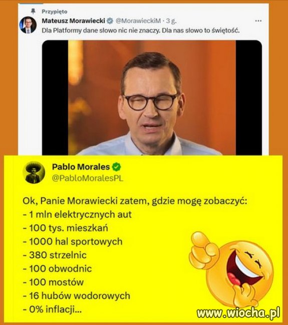 Morawiecki zawsze kłamał, klamie i będzie kłamał..