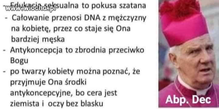 Natomiast seks z ministrantami wydłuża życie.