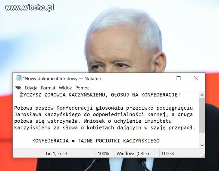 Konfederacja = Tajne Pociotki Kaczyńskiego