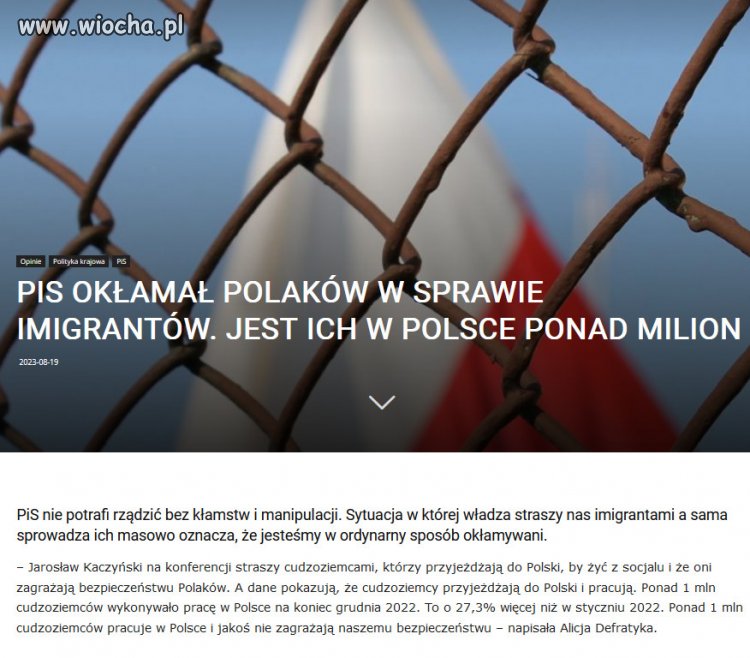 Tak wygladaja klamstwa i manipulacja PiSu!