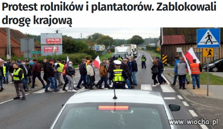 Może dla odmiany zablokują drogę objazdowemu