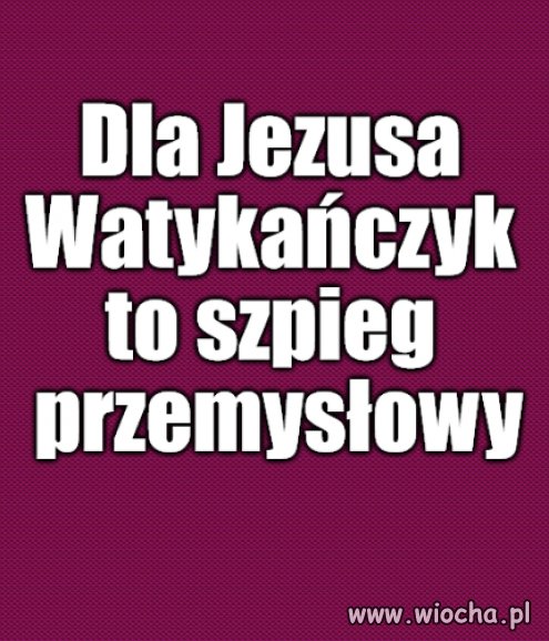 Kaprawym okiem ateisty patrząc ...