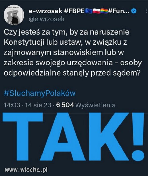 Najważniejsze pytanie referendum!!!