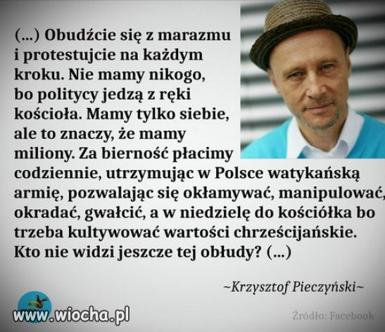Sekta kościoła zniewoliła Polskę a PiS to ich pomagier!