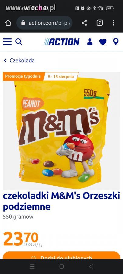 M&M z podziemia tylko w Action