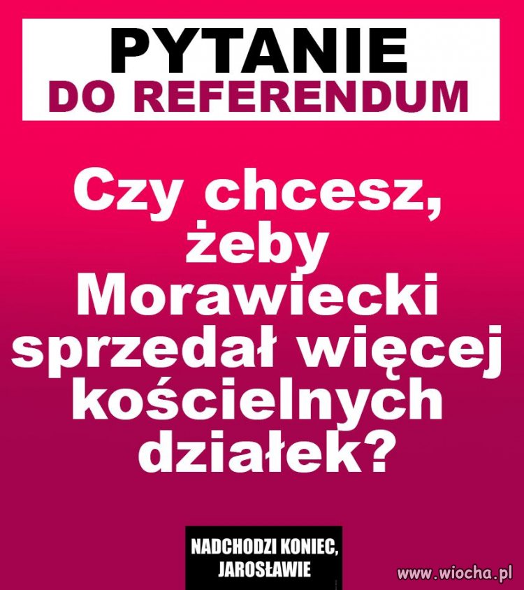 Ministrant Morawiecki wypad