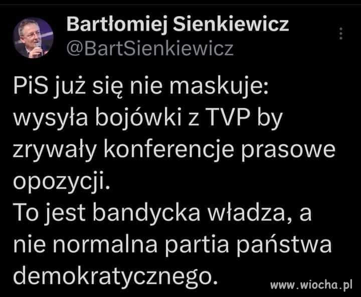 Dyktatura tej władzy.