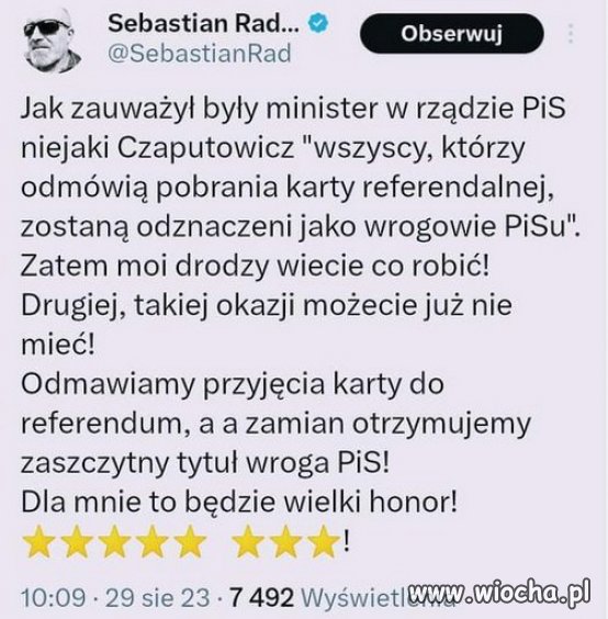 Jeden Naród, jeden Kościół, jeden Kaczyński.