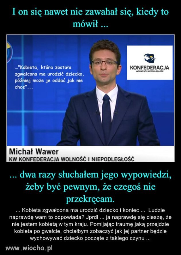 Konfederosja, partia kiboli i dresów z malutkimi rozumkami!