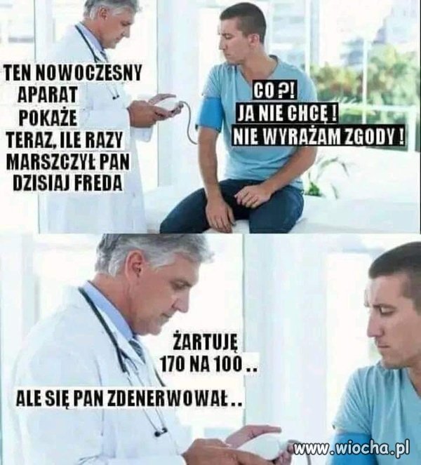 Stasiu Lem u lekarza.