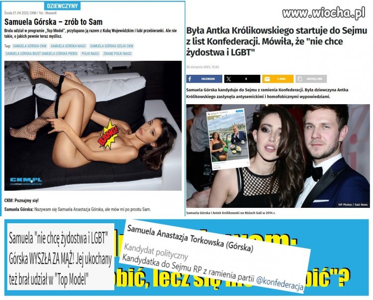 Ale, że tak wyzwolona kobieta, chce być dobytkiem swojego męża...