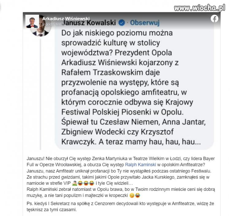 Ładnie pan Arek Janusza zaorał