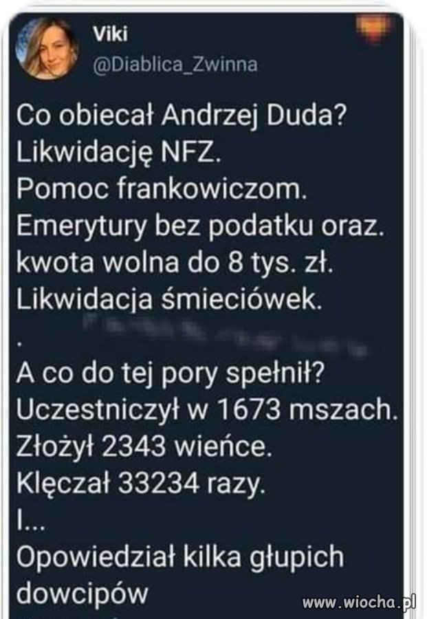 Obiecanki Dudy